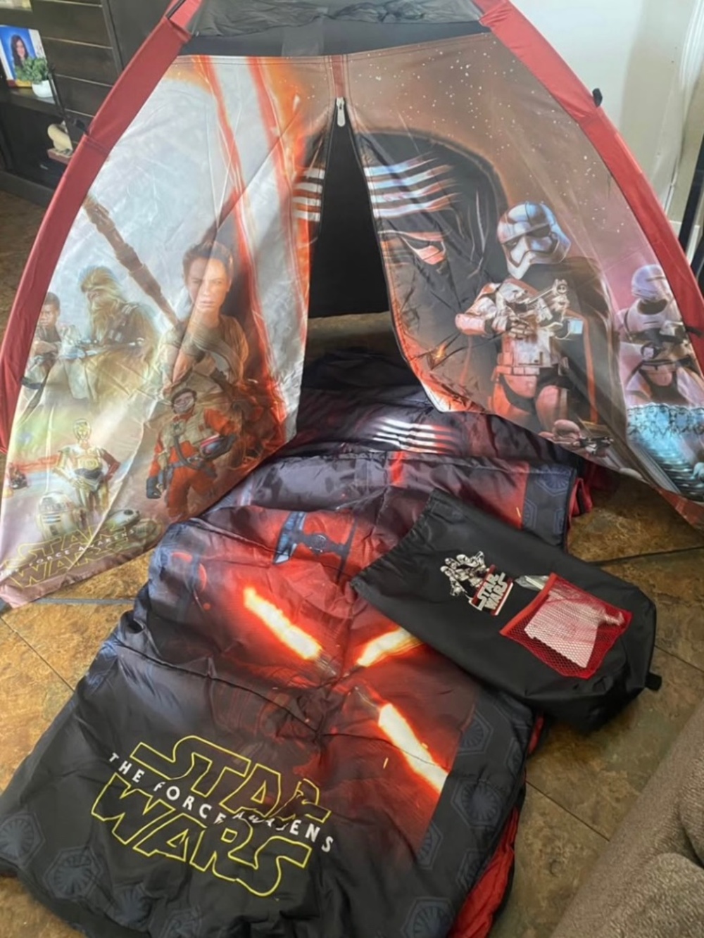 ⭐ STAR WARS KIDS TENT & SLEEPING BAG SET ⭐